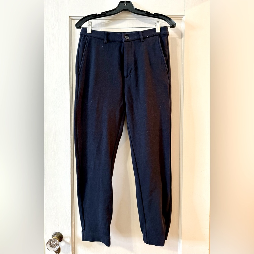 Uniqlo | Men's Navy Milano Knit Jogger Pants S
